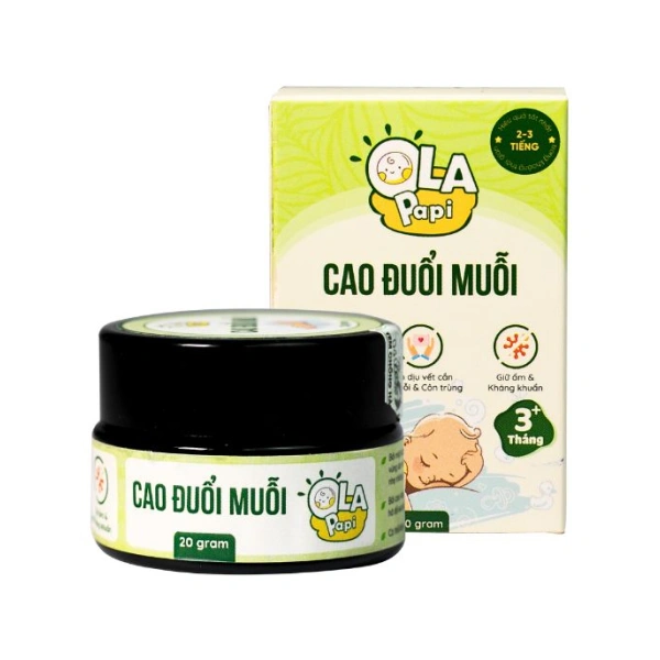 Cao chống muỗi Ola Papi hương sả chanh