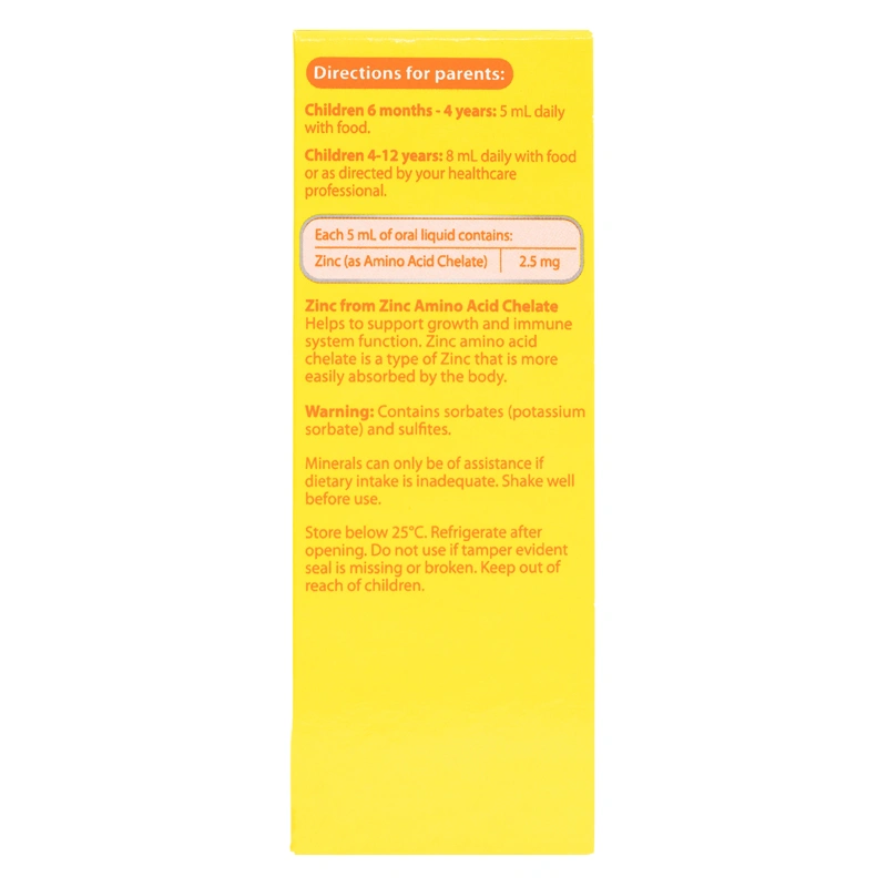 Combo 2 thực phẩm bổ sung Nature's Way Kids Smart Liquid Zinc bổ sung kẽm hỗ trợ ăn ngon, tăng đề kháng hương lê, 100 ml dạng uống (từ 6 tháng) 5