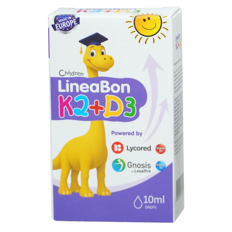 Combo 3 LineaBon K2+D3 hỗ trợ hấp thu canxi, 10 ml dạng nhỏ giọt (từ 0 tháng) 3