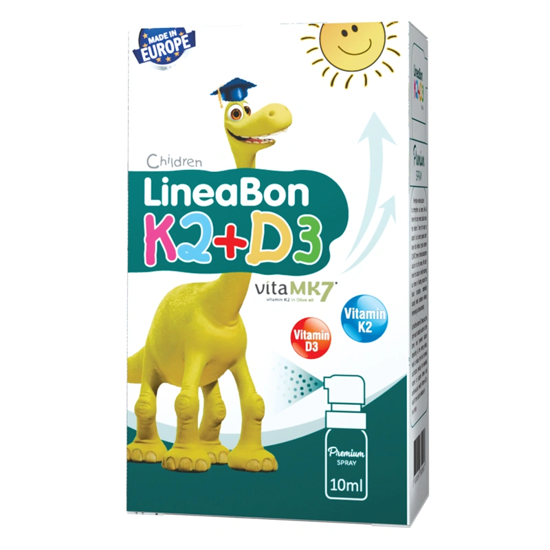 Combo 3 LineaBon K2+D3 hỗ trợ hấp thu canxi, 10 ml dạng xịt (từ 0 tháng) 2