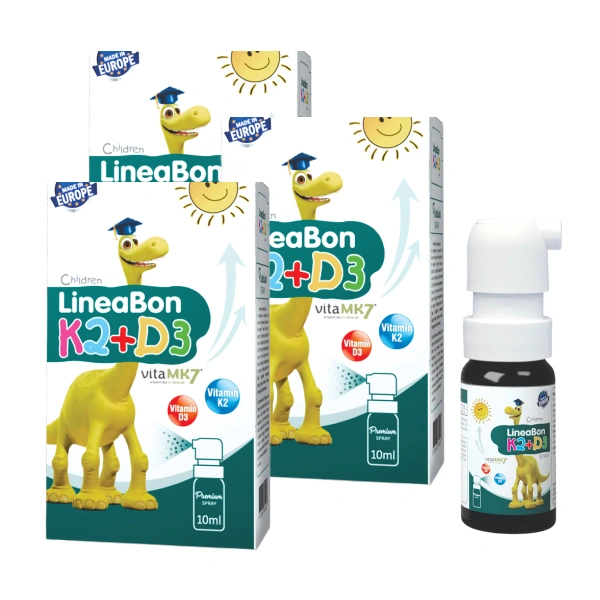 Combo 3 LineaBon K2+D3 hỗ trợ hấp thu canxi
