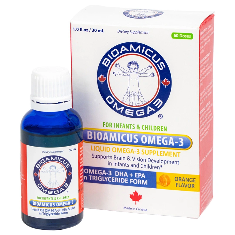 Combo 3 BioAmicus Omega-3 hỗ trợ não bộ và thị giác hương cam, 30 ml dạng uống (từ 0 tháng) 2