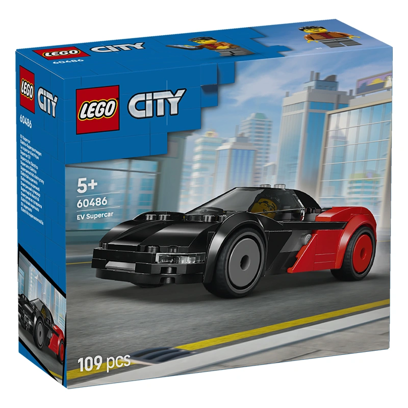 Đồ chơi lắp ráp siêu xe thể thao điện EV LEGO CITY 60486 (109 chi tiết) 2