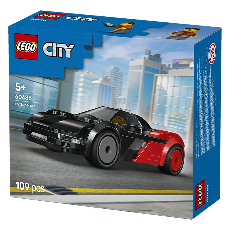 Đồ chơi lắp ráp siêu xe thể thao điện EV LEGO CITY 60486 (109 chi tiết) 3