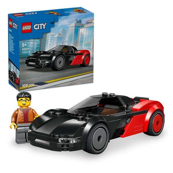 Đồ chơi lắp ráp siêu xe thể thao điện EV LEGO CITY 60486