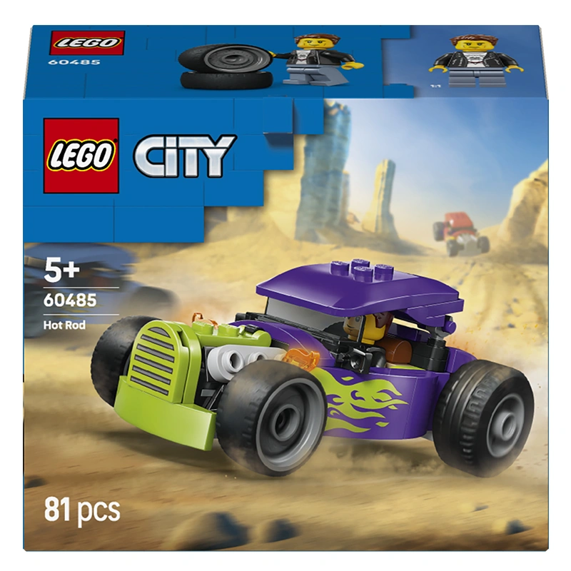 Đồ chơi lắp ráp xe Hot Rod Phong Cách Lego City 60485 (81 chi tiết) 4