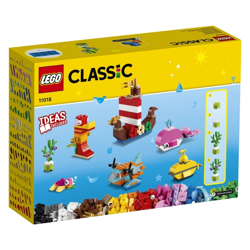 Đồ chơi hộp gạch classic chủ đề đại dương sáng tạo Lego Classic 11018 (333 chi tiết) 2