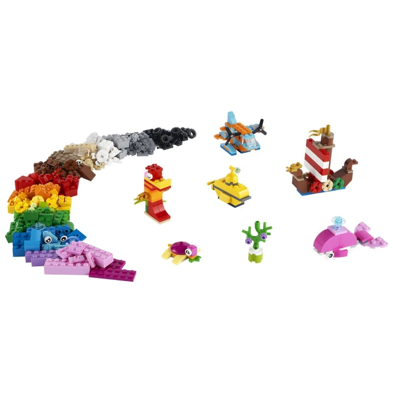 Đồ chơi hộp gạch classic chủ đề đại dương sáng tạo Lego Classic 11018 (333 chi tiết) 5