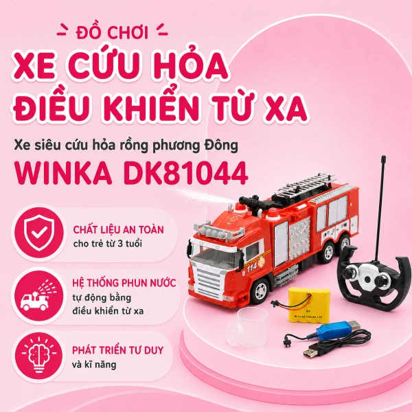 Đồ chơi siêu cứu hỏa rồng phương Đông WINKA DK81044 1