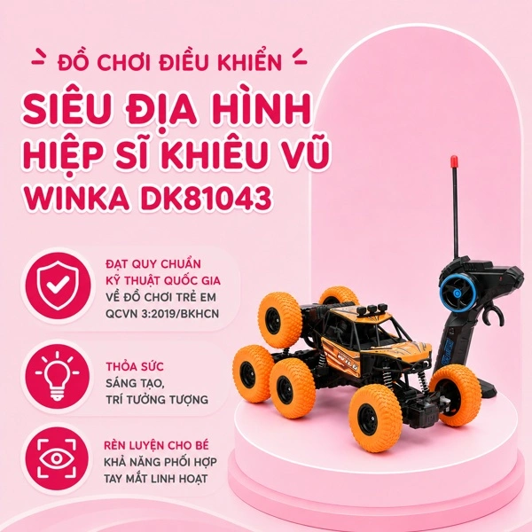 Đồ chơi siêu địa hình hiệp sĩ khiêu vũ WINKA DK81043 1