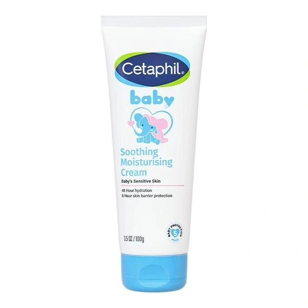 Kem dưỡng ẩm và làm dịu da cho bé Cetaphil Baby Soothing Moisturising Cream 100g 1