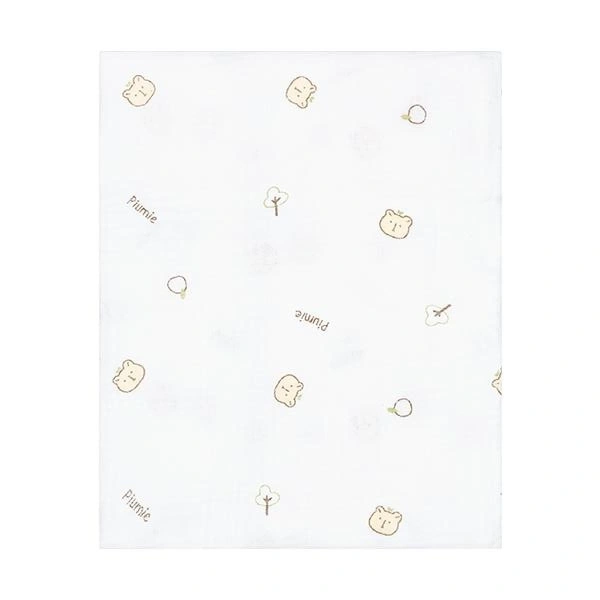 Khăn tắm muslin Piumie gấu