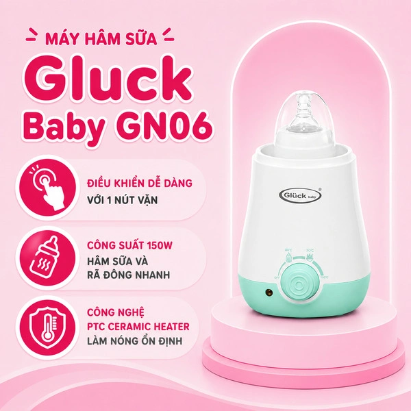 Máy hâm sữa Gluck Baby GN05 - Màu ngẫu nhiên 15
