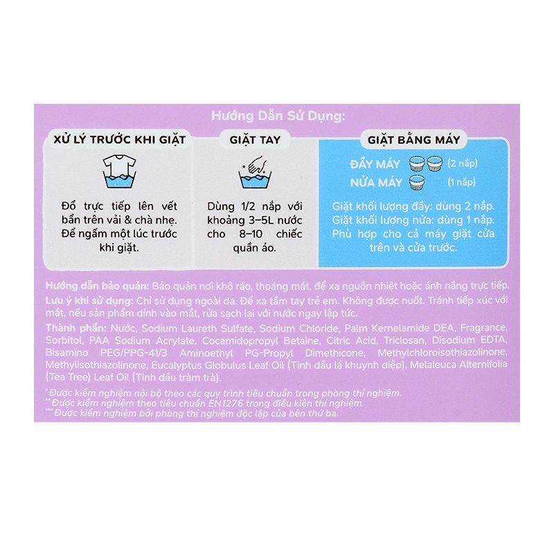 Nước giặt xả quần áo cho bé BZU BZU CleanHaven Antibacterial hương hoa nắng mai can 3 lít 6