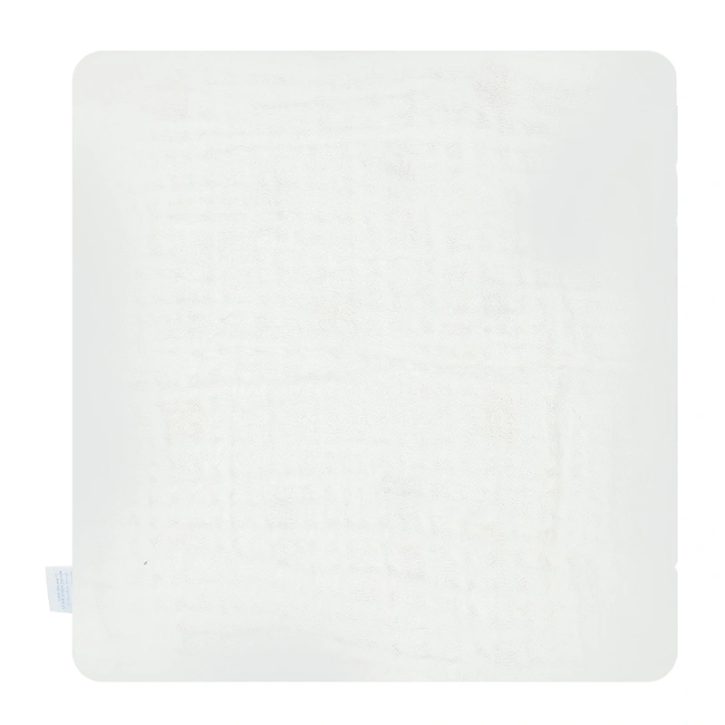 Set 5 khăn sữa muslin nhăn Piumie 6 lớp 27x27 cm - Gấu nâu 3