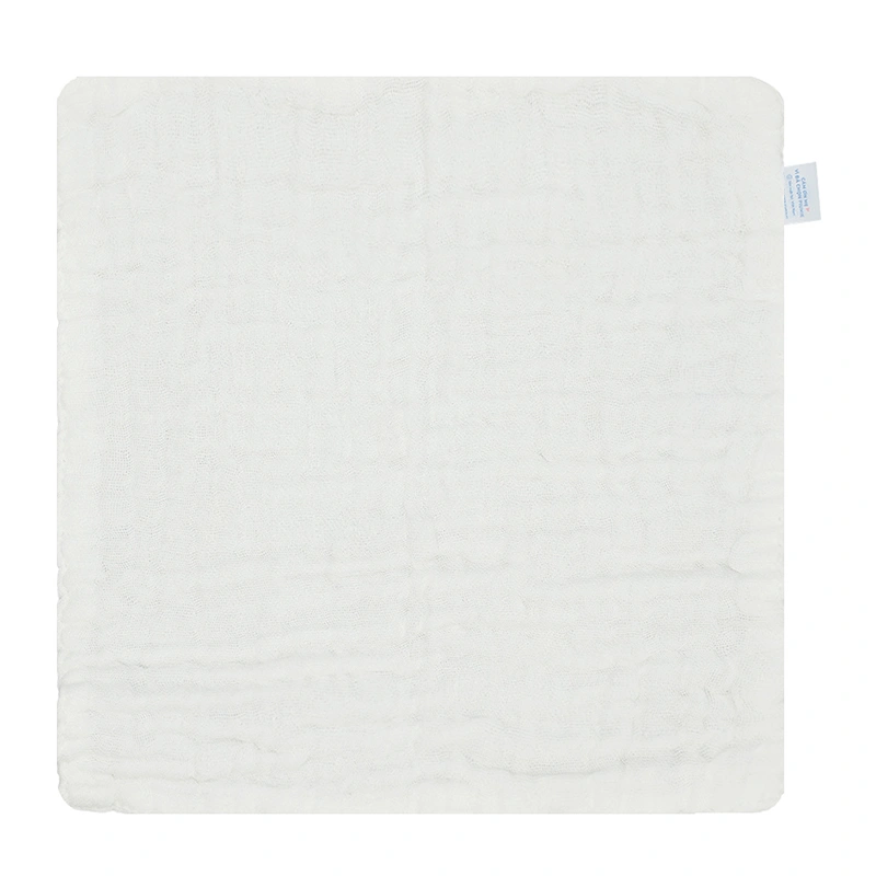 Set 5 khăn sữa muslin nhăn Piumie 6 lớp 27x27 cm - Gấu nâu 13