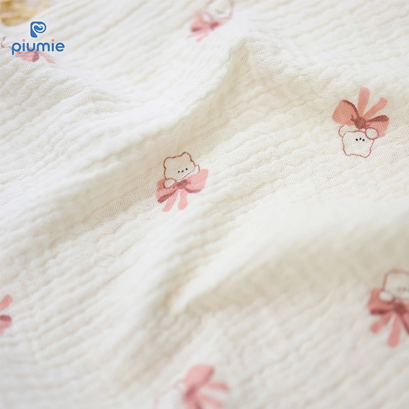 Set 5 khăn sữa muslin Piumie 2 lớp 30x30 cm - Cá heo 12