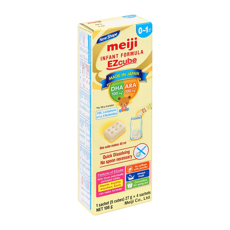Sữa bột dạng thanh Meiji Infant Formula Ezcube 540g (0 - 12 tháng) 11