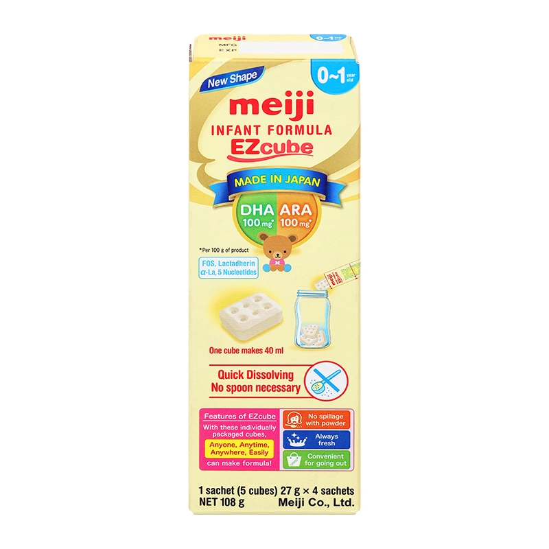 Sữa bột dạng thanh Meiji Infant Formula Ezcube 540g (0 - 12 tháng) 12