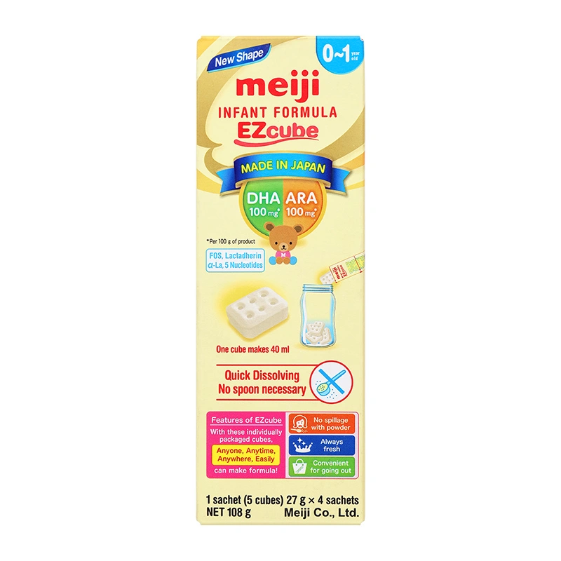 Sữa bột dạng thanh Meiji Infant Formula Ezcube 540g (0 - 12 tháng) 13
