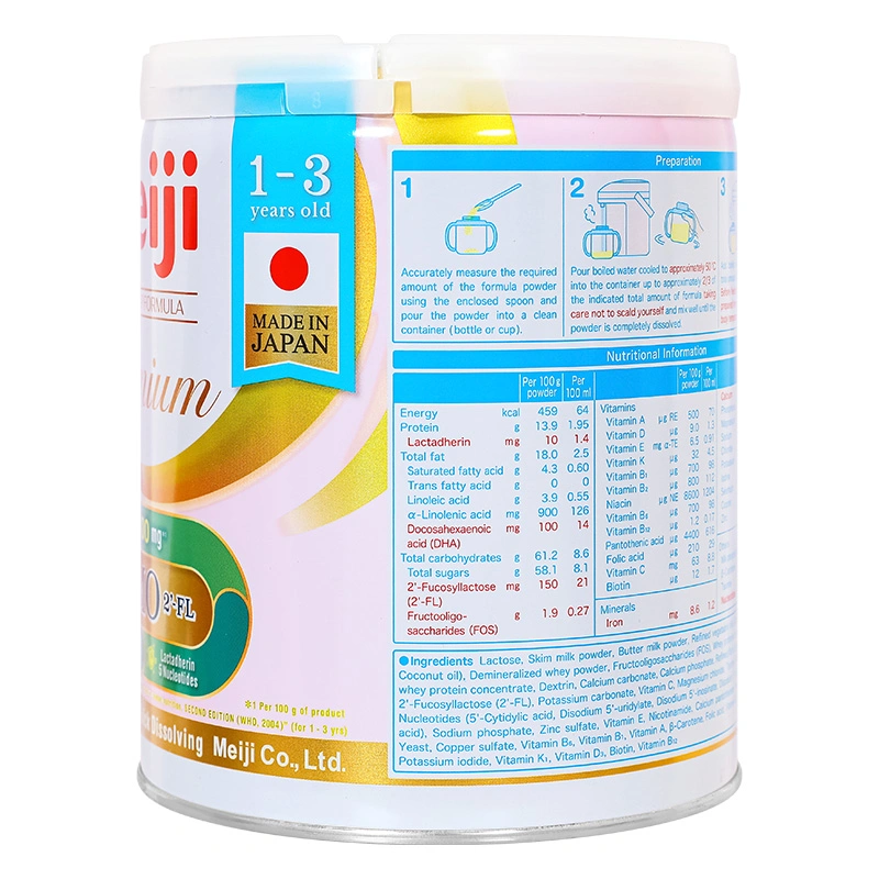 Sữa bột Meiji Growing Up Formula Premium 800g (1 - 3 tuổi) 4