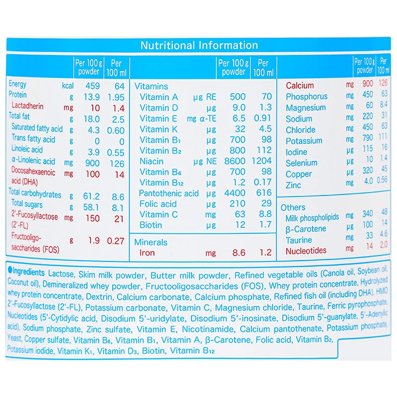 Sữa bột Meiji Growing Up Formula Premium 800g (1 - 3 tuổi) 6