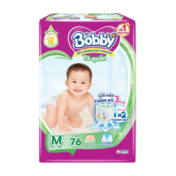 Tã quần Bobby size M - Mẫu cũ