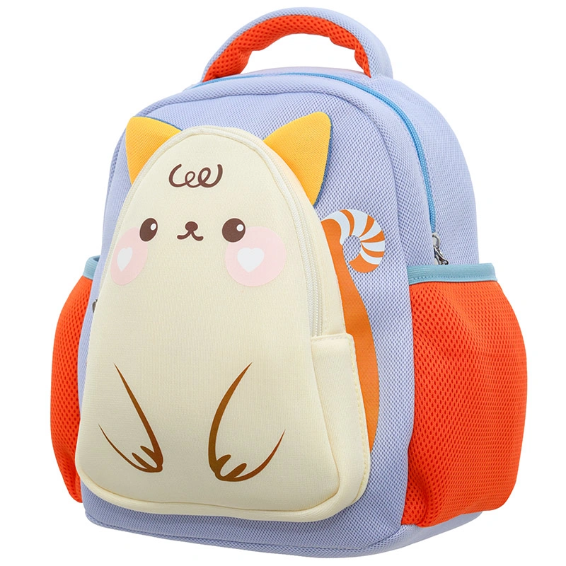 Balo cho bé mẫu giáo Tbwin PANNA8 mèo nâu E2603 tím 2