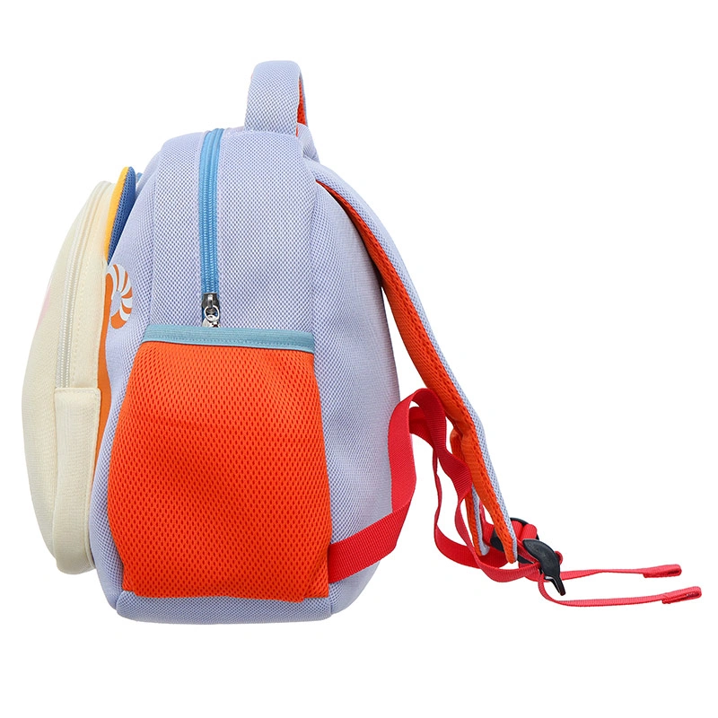 Balo cho bé mẫu giáo Tbwin PANNA8 mèo nâu E2603 tím 5