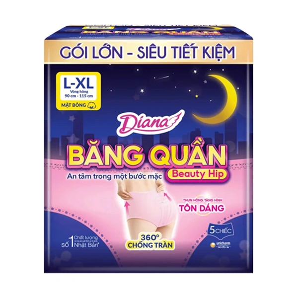 Băng quần ban đêm Diana chống tràn size L-XL