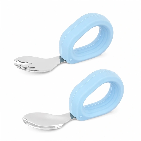Bộ muỗng nĩa Hallysen - Màu xanh dương