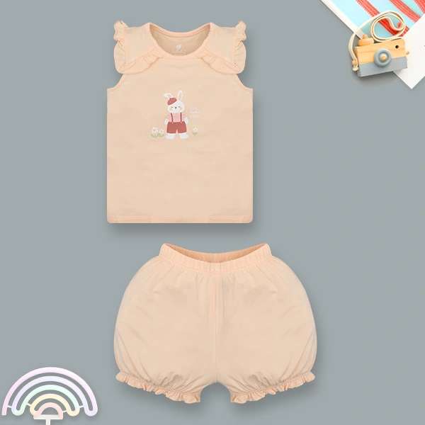 Bộ bé gái Lullaby bamboo cam