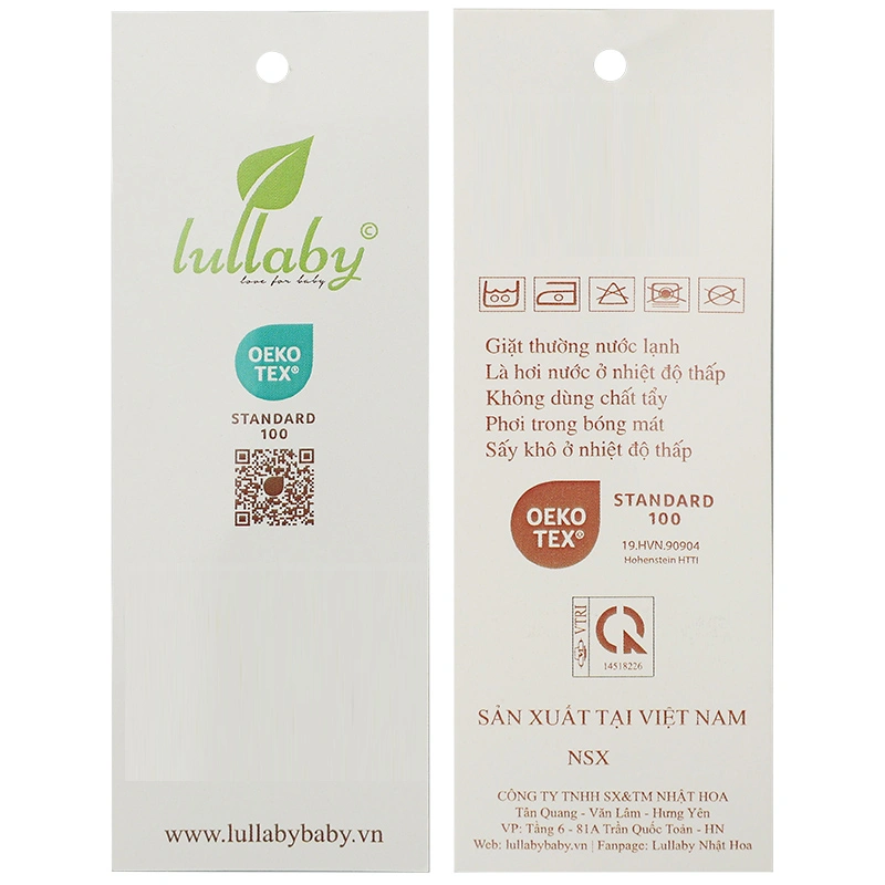 Bộ sát nách bé gái Lullaby NH631C màu trắng cam 12