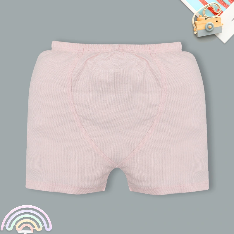 Bộ tay ngắn bé gái cài lệch Lullaby NH652C màu trắng in hồng 10