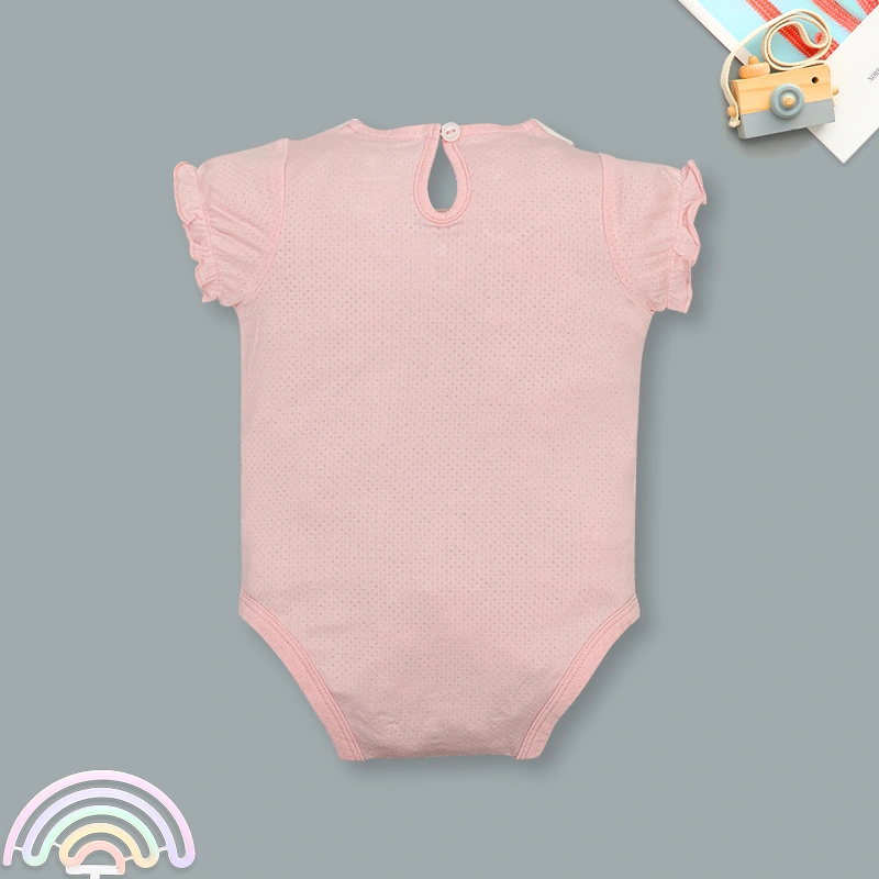Bodysuit tay ngắn Lullaby NH617C màu hồng nhạt 2