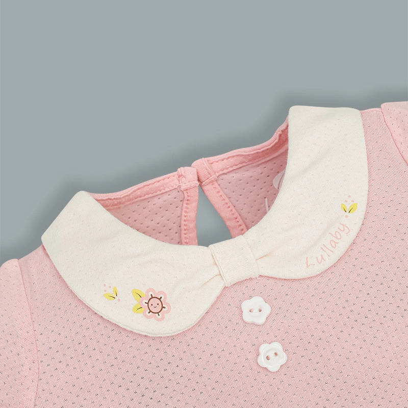Bodysuit tay ngắn Lullaby NH617C màu hồng nhạt 3