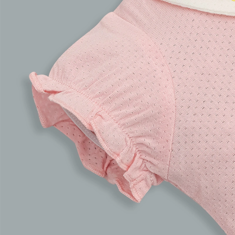 Bodysuit tay ngắn Lullaby NH617C màu hồng nhạt 4