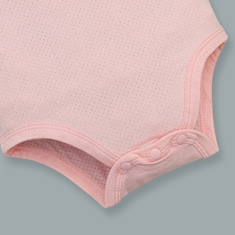 Bodysuit tay ngắn Lullaby NH617C màu hồng nhạt 5