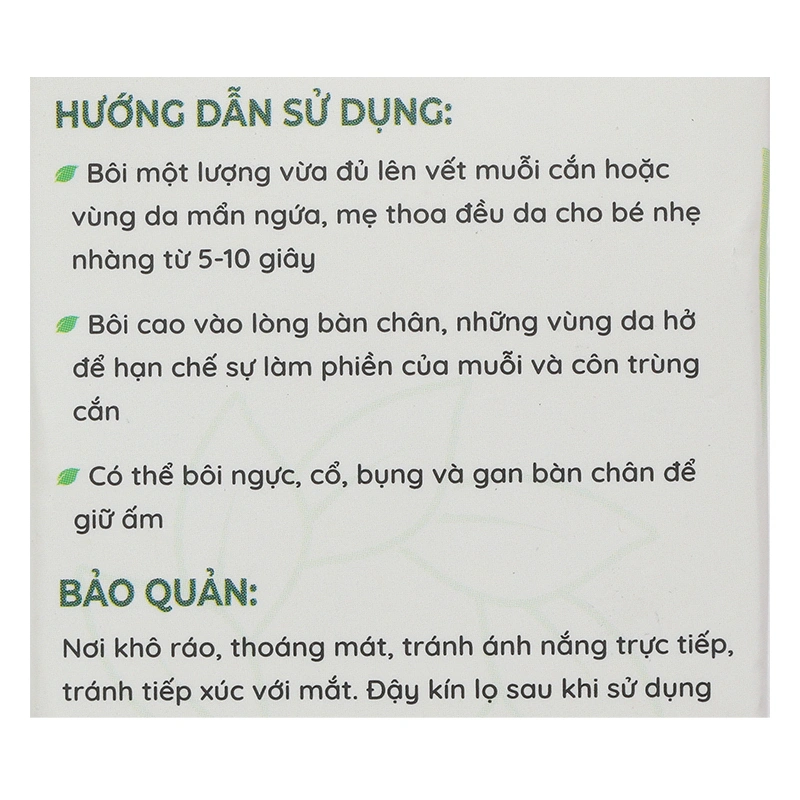 Cao chống muỗi Ola Papi 20g hương sả chanh (từ 3 tháng) 11