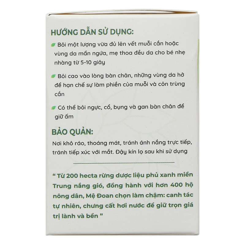 Cao chống muỗi Ola Papi 20g hương sả chanh (từ 3 tháng) 4