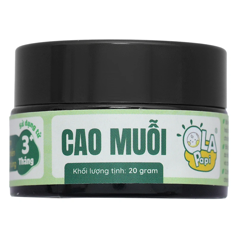 Cao chống muỗi Ola Papi 20g hương sả chanh (từ 3 tháng) 6
