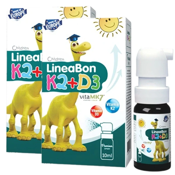 Combo 2 hộp LineaBon K2+D3 hỗ trợ hấp thu canxi - Giao bao bì ngẫu nhiên