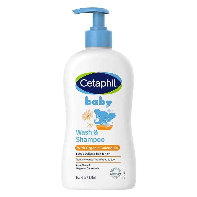 Combo 2 sữa tắm & gội 2in1 cho bé Cetaphil Baby chiết xuất hoa cúc hữu cơ 400 ml (mọi độ tuổi) - Giao bao bì ngẫu nhiên 3