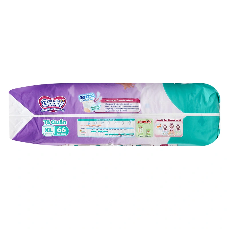Combo 4 tã quần Bobby size XL 66 miếng/bịch (12 - 17 kg) - Giao bao bì ngẫu nhiên 23