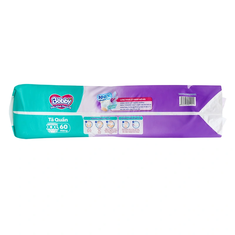 Combo 4 tã quần Bobby size XXL 60 miếng (15 - 25 kg) - Giao bao bì ngẫu nhiên 23