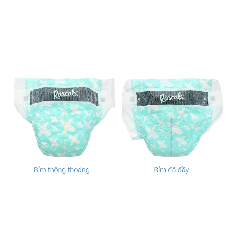 Combo 3 tã dán Rascals size NB 80 miếng/bịch (3 - 5 kg) - Giao bao bì ngẫu nhiên 14