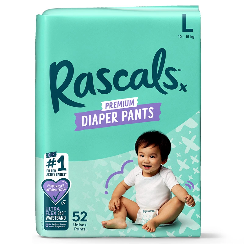 Combo 3 tã quần Rascals size L 52 miếng/bịch (10 - 15 kg) - Giao bao bì ngẫu nhiên 3