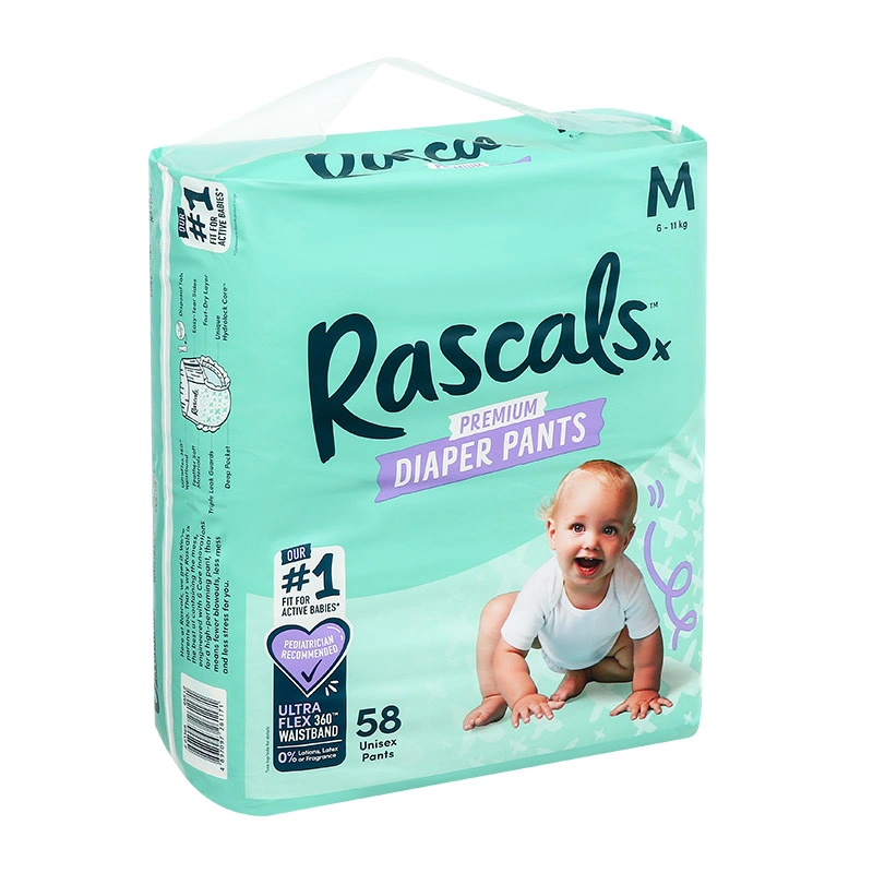 Combo 3 tã quần Rascals size M 58 miếng/bịch (6 - 11 kg) - Giao bao bì ngẫu nhiên 5