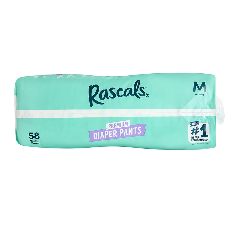 Combo 3 tã quần Rascals size M 58 miếng/bịch (6 - 11 kg) - Giao bao bì ngẫu nhiên 6