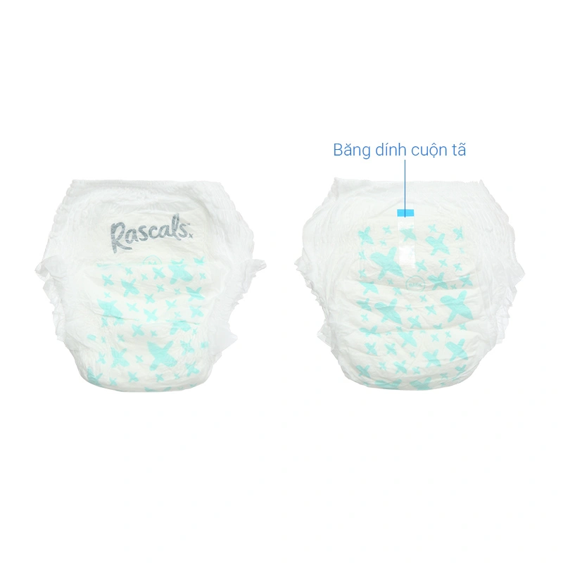 Combo 3 tã quần Rascals size M 58 miếng/bịch (6 - 11 kg) - Giao bao bì ngẫu nhiên 8